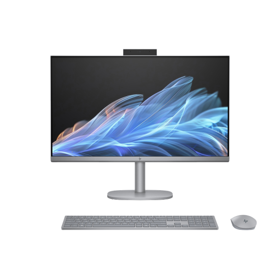 PC HP AIO 27' FHD U7-155H OMNI X 32G 1TB SSD W11H - Prata