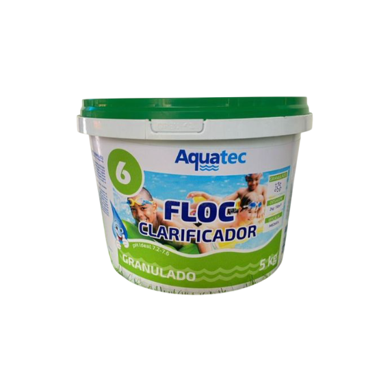 Floc Clarificador Granulado (Aquatec 06) - 5Kg