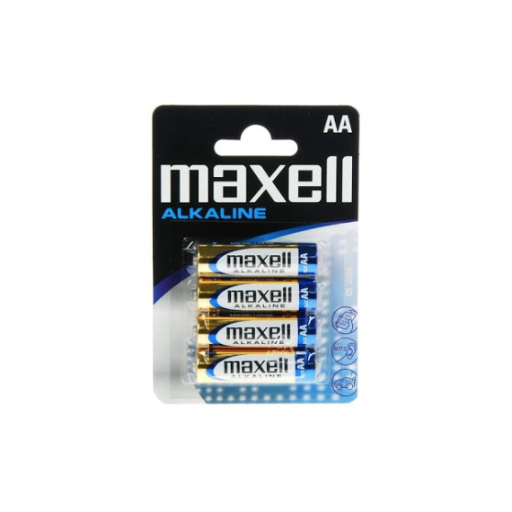 Pilhas AA LR6 PK / 4 MAXELL SuperAlcalinas - 1,5V