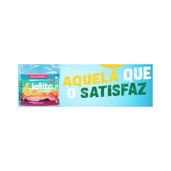 Água de Mesa Levita 4 unidades - 6L