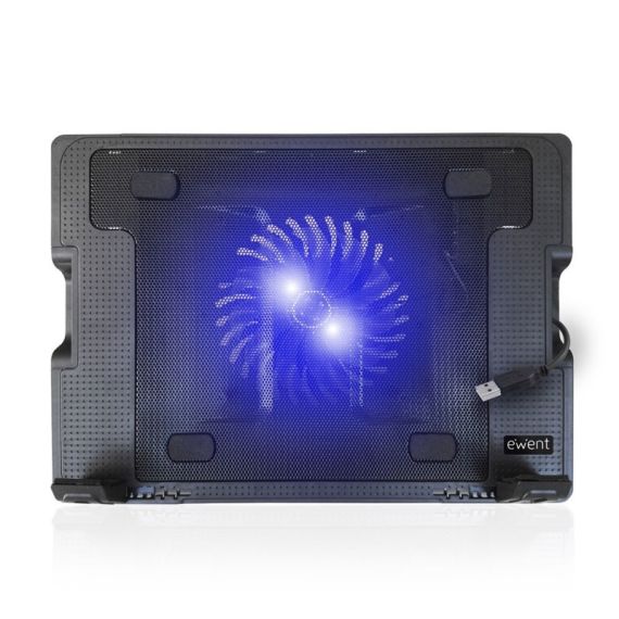 Ewent Base De Ventilação 1 Vent 2USB Até 17'