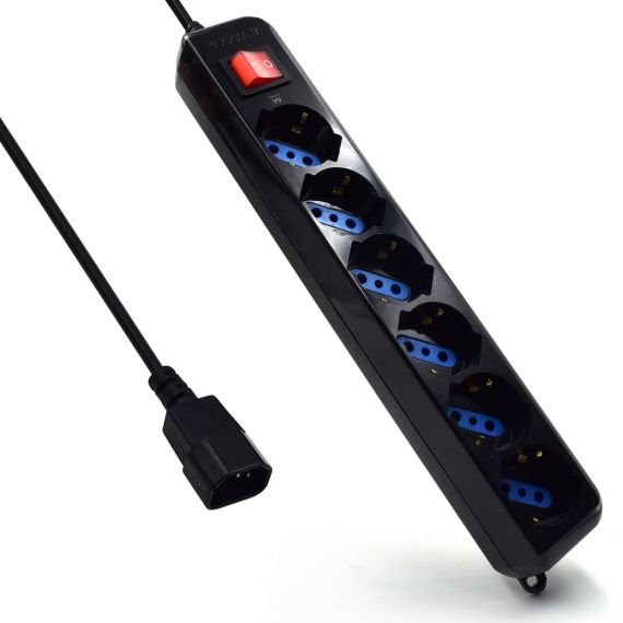 Bloco Tomadas 6 Entradas P/ UPS C/I 1.5M