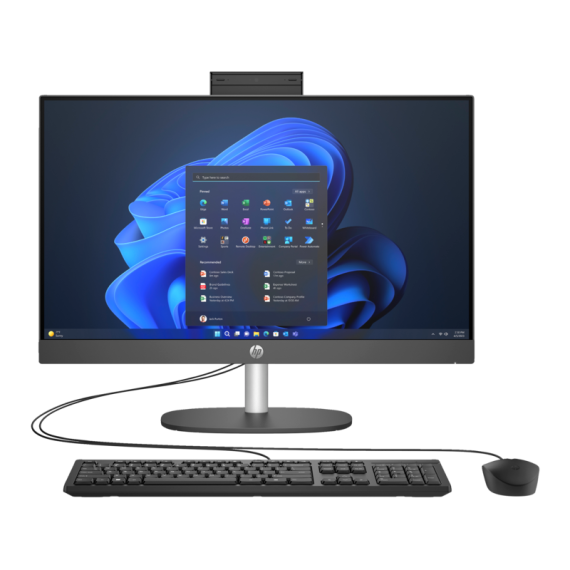 PC HP AIO 240 23.8' I5-1335 FHD 8GB 512 SSD W11P - Preto