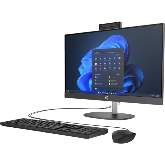 PC HP AIO 240 23.8' I7-1355U FHD 16GB 512 SSD W11P - Preto
