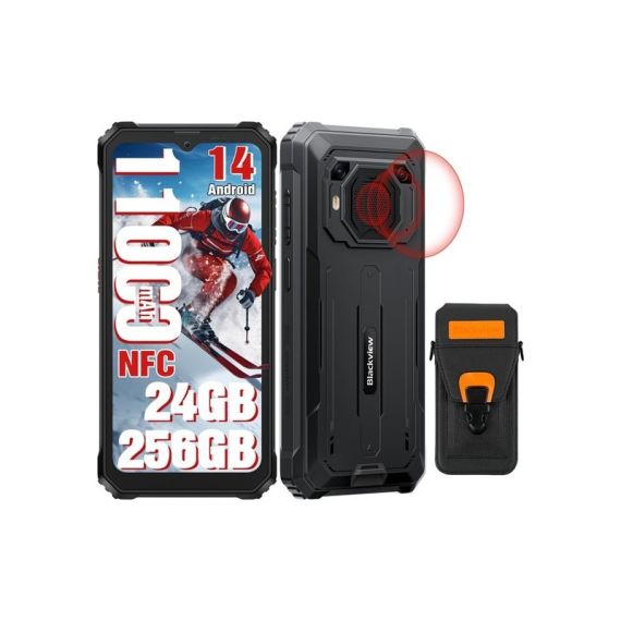 Smartphone Blackview BV6200 Plus 8GB+256GB - Preto