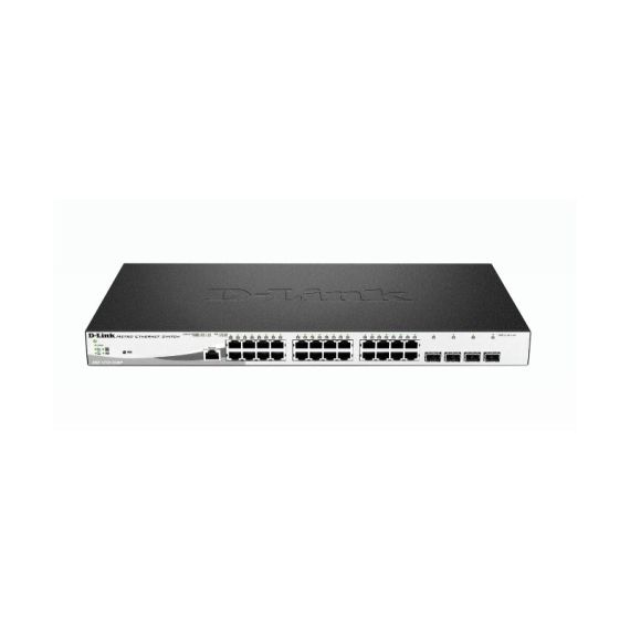 Switch 24 Dlink 10/100/1000 POE + 4 Gigabit/SFP 370W