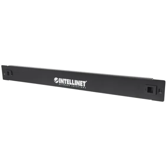 Painel de conecção 1u 19 metal preto