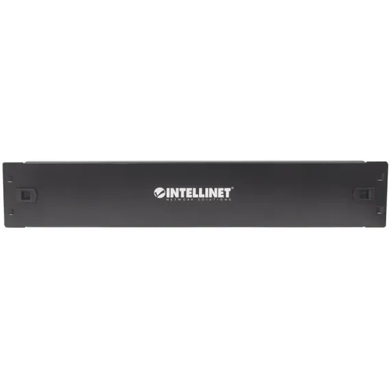 Painel de conecção 2u 19 metal - Preto