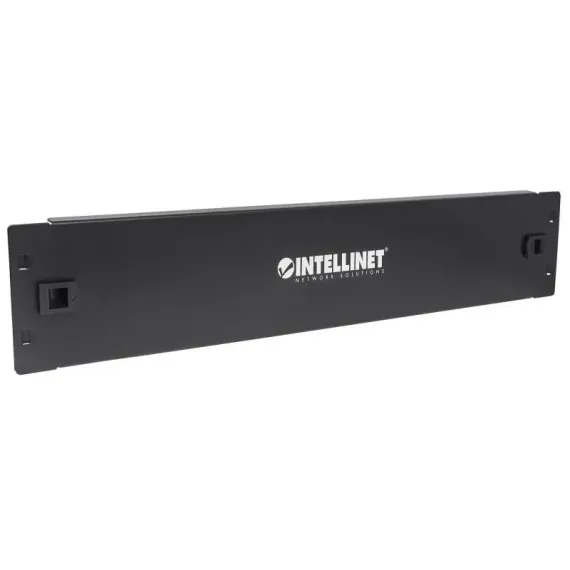 Painel de conecção 2u 19 metal - Preto