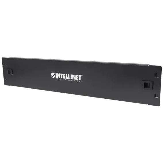 Painel de conecção 2u 19 metal - Preto
