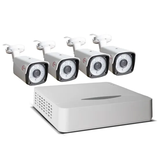 Kit de Vigilância AHD/DVR 4 Canais (4*C1069AH4) Cam 1080P Sem HDDKit de Vigilância AHD/DVR 4 Canais (4*C1069AH4) Cam 1080P Sem HDD