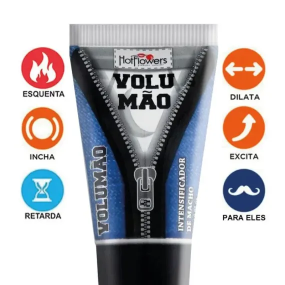 Gel Bisnaga Volumão 25g para homem