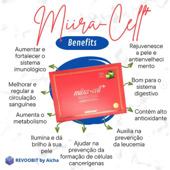 Suplemento Natural Miira-Cell + ( Meia caixa de 12 saquetas)