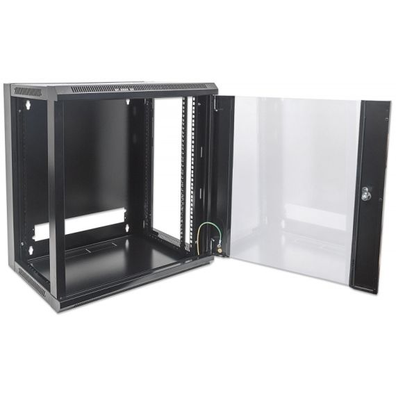 Armário 12u 570x450 19 Aço - Preto