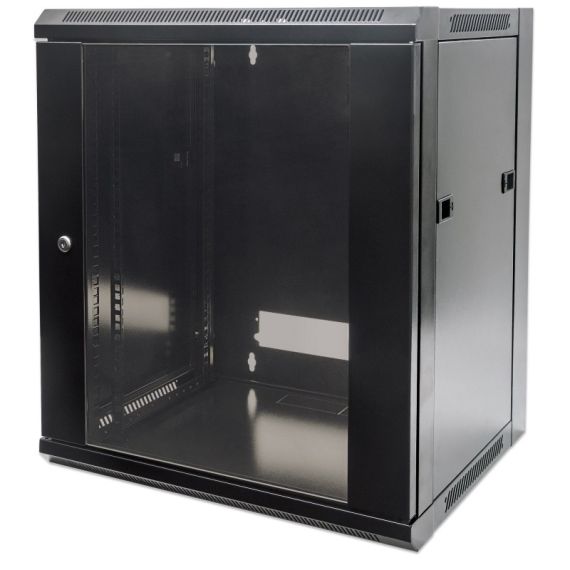 Armário 12u 570x450 19 Aço - Preto