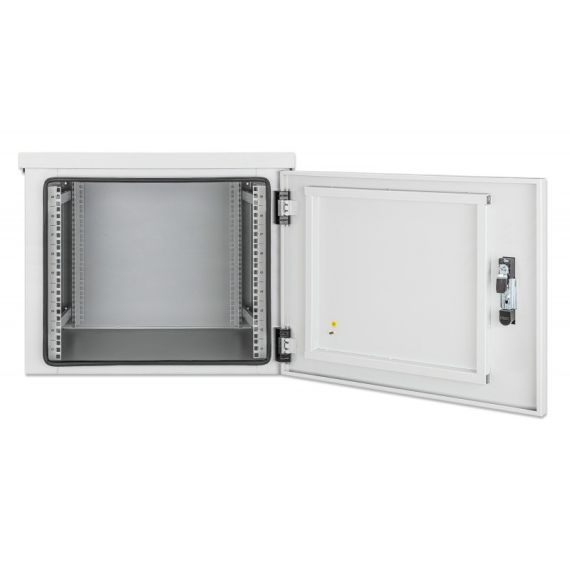 Armario 12u 600mm c/2 vent ip55 industrial cinzento