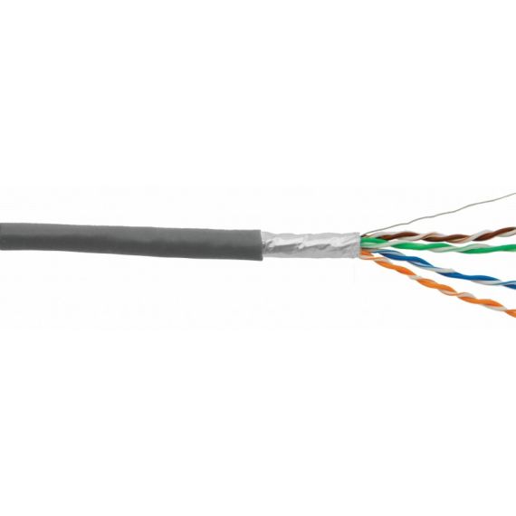 Cabo De Rede 305m Ftp Cat6 24awg Cinza