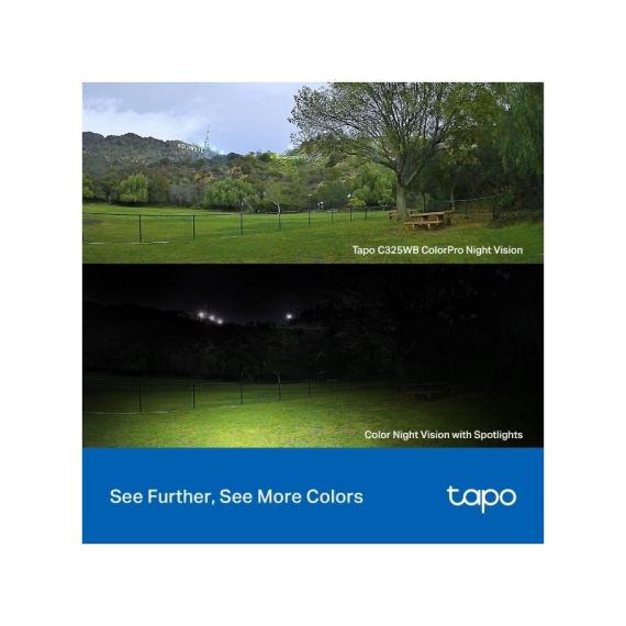Cam Wirelless TP-Link Colorpro Outdoor 2MP FHD Smart Detection
