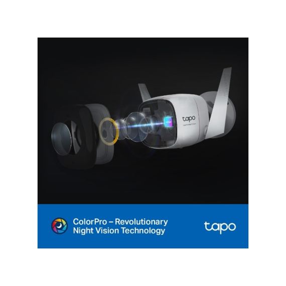 Cam Wirelless TP-Link Colorpro Outdoor 2MP FHD Smart Detection