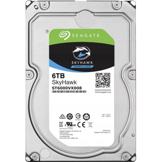HDD Seagate SKYHAWK 3.5' 6TB Sata 6GB/S 256MB Cache