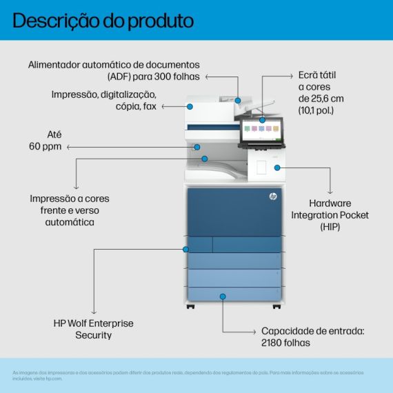 HP Laserjet MFP Color A3 M8801Z (60PPM)