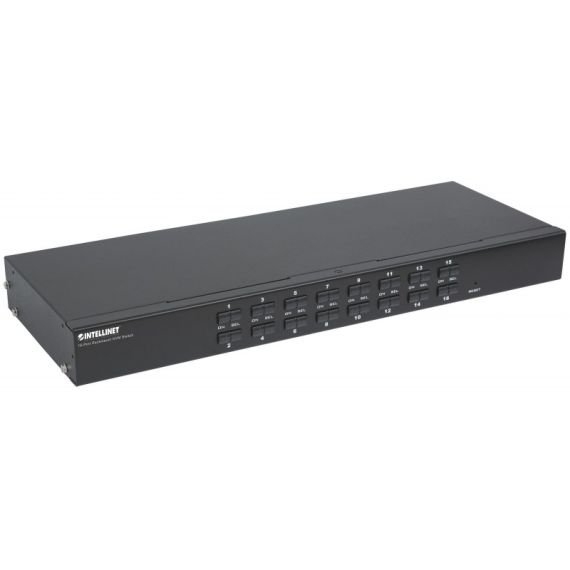 KVM 16 PT USB/PS2 Intell Rack Cabo Disp