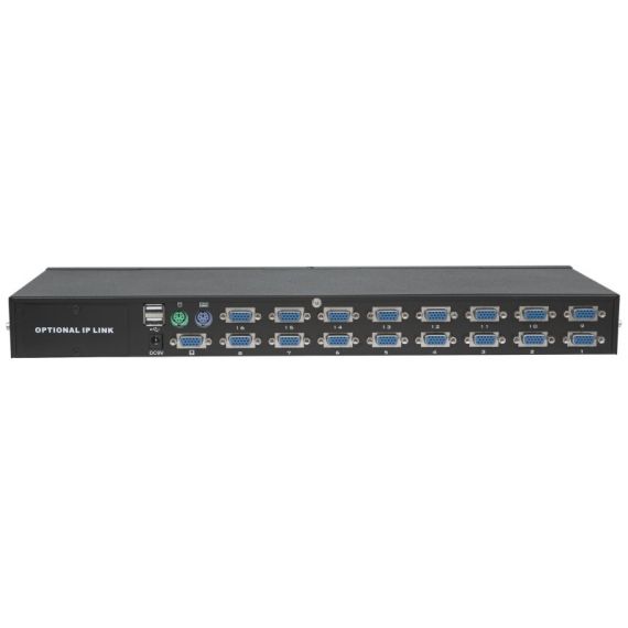 KVM 16 PT USB/PS2 Intell Rack Cabo Disp