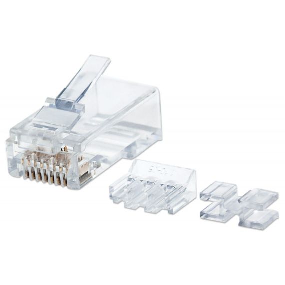 Conectores cat6 rj45 80 unidades