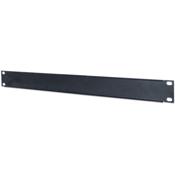 Painel de conecção 1u 19 metal - Preto