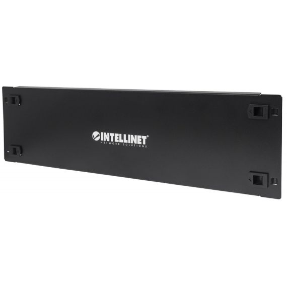Painel de conecção 3u 19 metal preto