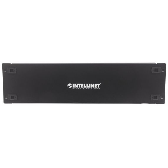 Painel de conecção 3u 19 metal preto