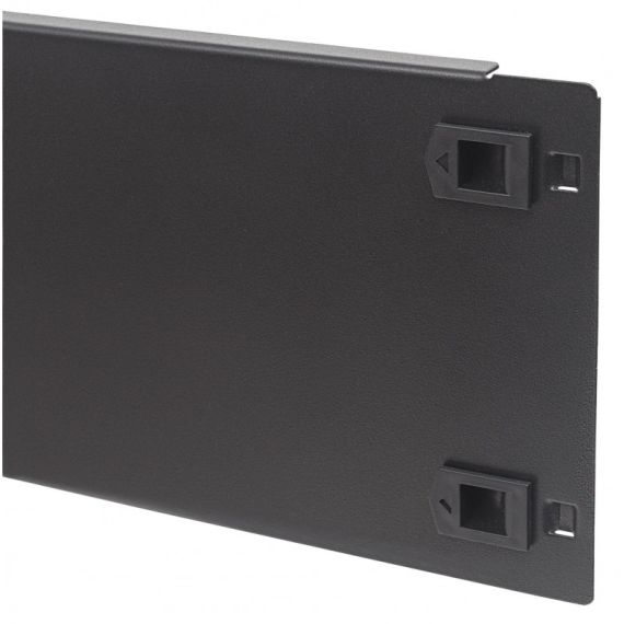 Painel de conecção 3u 19 metal preto