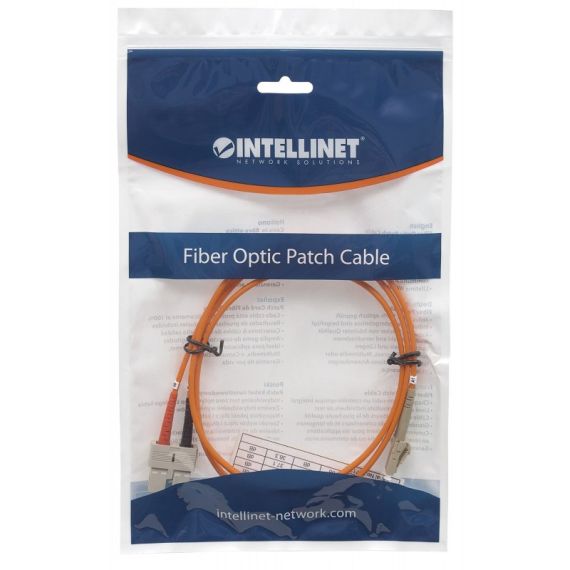 Patch cable f.o. lc/sc 2m duplex multimode 62.5/125 om1