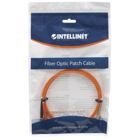 Patch cable f.o. lc/st 1m duplex multimode 62.5/125 om2