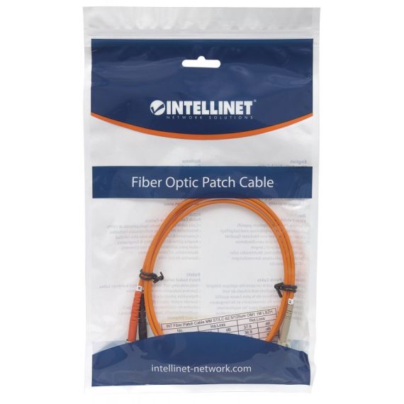 Patch cable f.o. lc/st 2m duplex multimode 62.5/125 om1