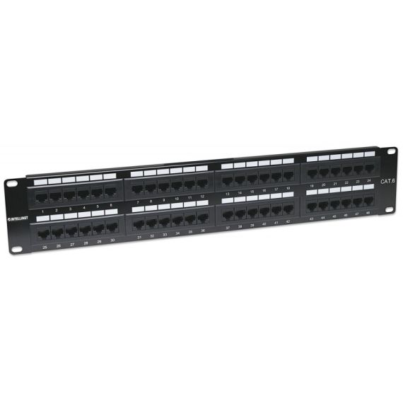 Patch pannel-48 pt cat6 2u