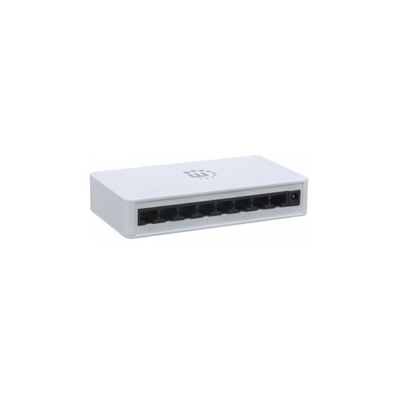 Switch 8 Manhattan 10/100/1000 Gigabit Plastico - Branco