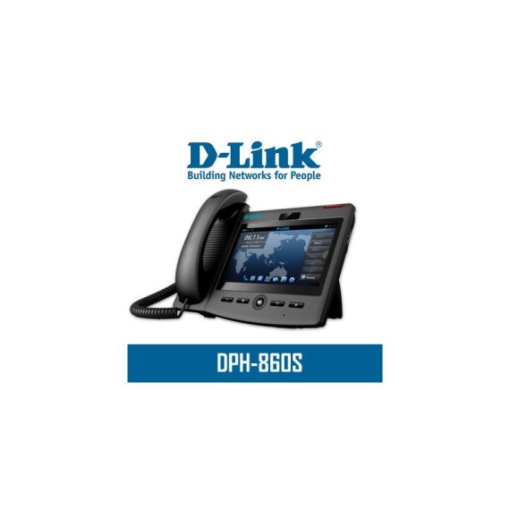 Telefone Dlink IP C/ 7' LCD Touch Screen F4