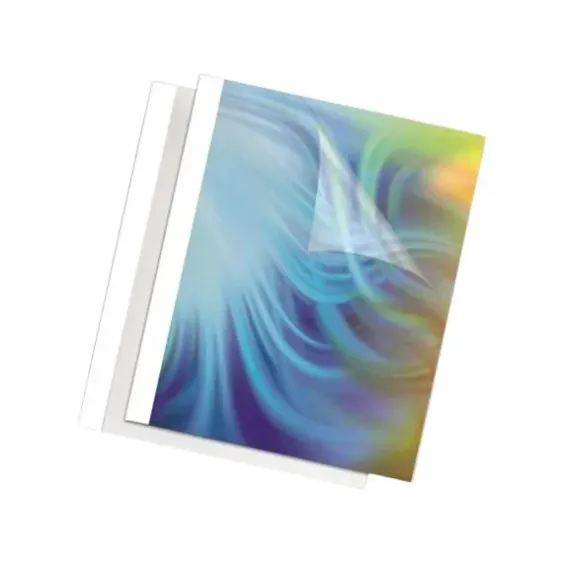 Capa para encadernar termica 8mm branco