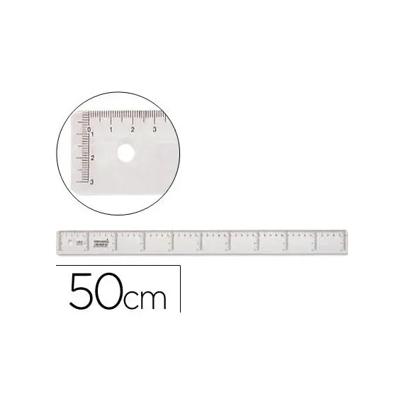 Régua Plástica 50Cm (1/20)