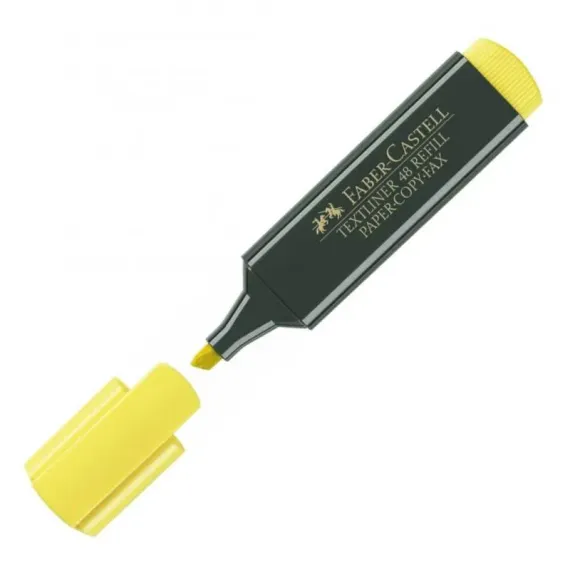 Marcador textliner faber 48 Amarelo