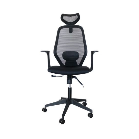 Cadeira Mesh Ajustavel 3 Níveis Preta