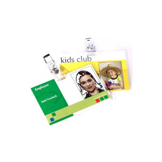 Fe Porta Passe Holder 90X60MM + Clip/50