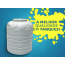 Tanque vertical de armazenamento de água/gasóleo 500L