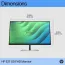 HP Monitor 27' E27 G5 FHD VGA/HDMI/DP/4USB