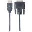 Cabo hdmi 1.8 mt (m) para dvi-d 24+1 (m) preto