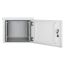 Armario 12u 600mm c/2 vent ip55 industrial cinzento