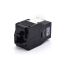 Conector Keystone WP Rack Cat6A UTP 180º - Preto