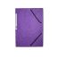 .ME Pasta De Elastico Q-Connect Din A4 Com Abas - Violeta