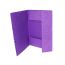 .ME Pasta De Elastico Q-Connect Din A4 Com Abas - Violeta